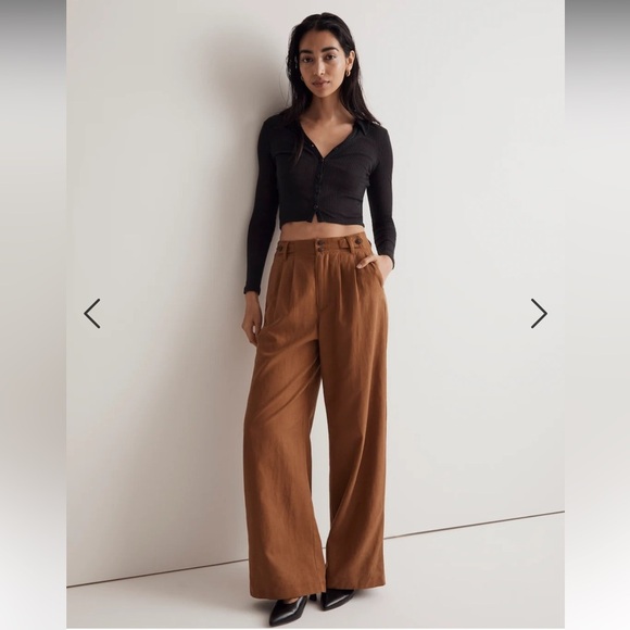 Madewell The Harlow Wide-Leg Pant sz 14 - Picture 1 of 15